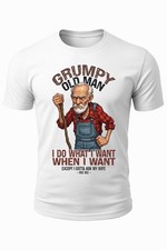 Grumpy Old Man Shirt Funny Husband Gift I Do What I Want T-Shirt Gift For picture