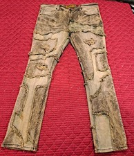 Makobi denim, 36x32. distressed and washed. great condition  picture