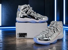 NEW Jordan 11 PE Chrome Silver Metallic CT8012-730 Men's Size US 7-12 picture