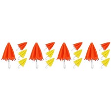 4 PCS Children's Umbrella Toy Mini Umbrellas for Decoration 18 Inch Doll picture