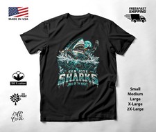 San Jose Sharks Halloween T-Shirt Monster Shark Hockey Art picture
