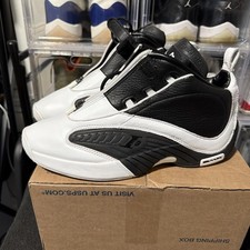 Size 11.5M Reebok Answer 4 White Black picture