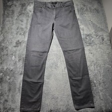 ALBERTO Premium Business Jeans Mens 34x34 Grey Stone Modern Fit PBJ Dark Weft picture