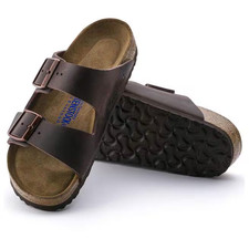 Birkenstock Arizona Habana Oiled Leather Soft Footbed Sandals EU 37-45 Unisex picture