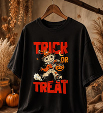 Halloween Pumpkin T-Shirt Trick or Treat Spooky Season Witchy Tee (Unisex) picture
