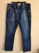NWT - Ariat M8 Jeans Mens 38x32 STRETCH Modern Slim Leg - SMOKE FREE HOME picture