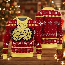 Dicky Meme Ugly Funny Christmas Red sweatshirt Ugly Christmas sweatshirt picture