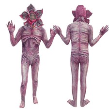 Demogorgon Stranger Thing Flower Bodysuit Headwear Mask Cosplay Costume Disguise picture
