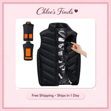 Heated Winter Vest for Kids - Windproof Lightweight Jacket, Perfect Gift for Boy picture