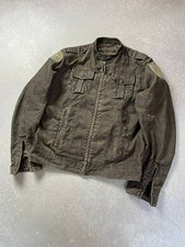DDP Vintage Diesel Racing Motorcycle Corduroy Jacket Cafe Racer Size XL picture