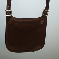 Authentic Vintage Coach Bag Slim Hippie Flap Bag Style #9135 picture