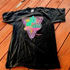 Vintage 1991 T-ARIZONA (XL) T-Shirt CACTUS Single Stitch Made USA picture