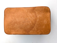 This Is Ground Tech Dopp Kit Leather Travel Cable Organizer Whiskey Brown 9