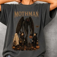 Mothman Halloween Shirt, Trick or Treat Shirt, Folk Horror Shirt, Cryptid Gift picture