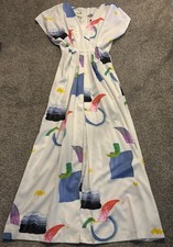 Vintage Jean Varon Dress Size 8 Abstract Pattern picture