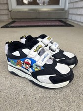Rare Vintage Nintendo Pokemon Kids Shoes Size 13 Kids Ash Pikachu Starters picture
