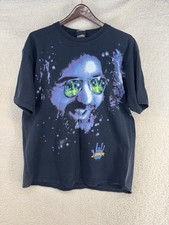 Vintage Jerry Garcia Liquid Blue Shirt Mens Large Black 2005 Grateful Dead XL  picture