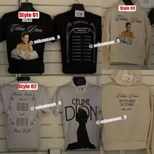New Merch Celine Dion Paris Tour 2026 Reprint T Shirt or Hoodie Gift picture