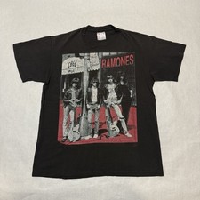 Vintage 90s Ramones CBGB T Shirt Large picture