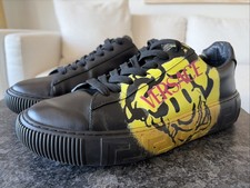 VERSACE Mens Medusa Greca Low Smiling Medusa Sneakers Low-Top Shoes Size 42 US 9 picture