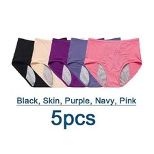 5Pc Women Everdries Leakproof Underwear Incontinence Protective Leak Proof Pants picture