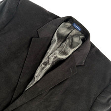 Stafford Men’s Cotton Corduroy Blazer Jacket Black • 58R picture