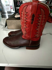 Lucchese 2000 Mens 11.5 D Minimal heel wear Original sole is protected, minor w picture