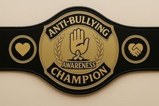 Custom Anti-Bullying Champion Belt | Personalized Awareness Award picture