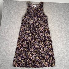 Cambridge Spirit Vintage Corduroy Paisley Sleeveless Dress Women's Size Medium picture