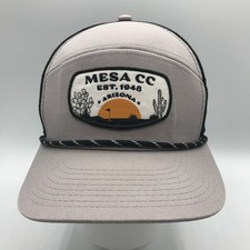 Pukka Adult's Gray Mesa CC Arizona Patch Trucker Rope Mesh Back Snapback Cap Hat picture
