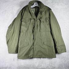 Vintage 1986 US Army M-65 Field Jacket Small Regular S/R OG-107 So-Sew YKK USA picture