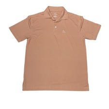 Rhoback Shirt Men's Small Orange Dont Mess With Texas Performance Golf Polo picture
