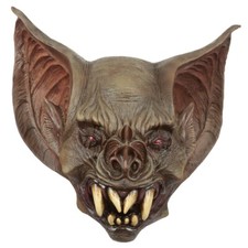 Ghoulish Productions Bat Creature Adult Latex Head Mask Scary Vampire Halloween picture