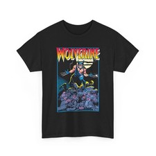Wolverine T-Shirt Marvel Comics 80s John Buscema Art Retro Vintage-Style Tee picture