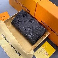 LLouisV -V60235 -Embossed Monogram Wallet - Black- 13.5 × 9.5 × 3.5cm- NEW picture