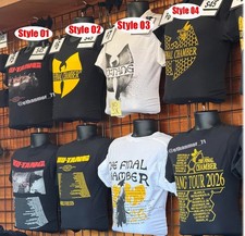Wu-Tang Clan Final Chamber Tour 2026 T-Shirt Reprint Concert Tee picture