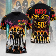 KISS Lovegun 50th Anniversary 3D Apparel picture