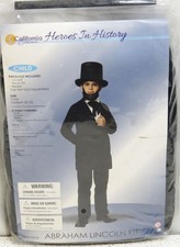 California Costumes Heroes In History Colonial Abraham Lincoln Medium 8-10 picture
