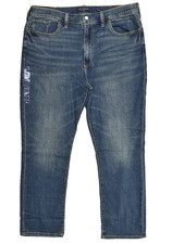 Lucky Brand Men's Athletic Fit Straight 2-Way Stretch Denim Jeans Blue 42x32 NEW picture