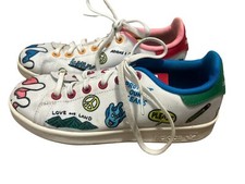 Adidas Aaron Kai x Stan Smith Youth Sz 4 J Primeblue Girls GS Fy2686 Shoes Anime picture
