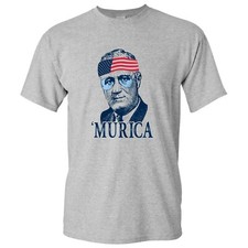 FDR Murica - Funny Fourth of July Short Sleeve USA Unisex T-Shirt picture