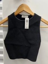 Aritzia Babaton Sculpt Knit Racer Cropped Tank 81347 Size XS New NWT picture