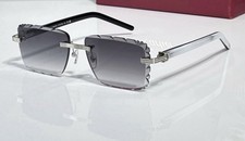 Designer High Fashion White Marble Arms 2026 Diamond Cut Tinted Buffs BRAND NEW picture