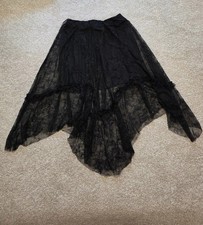 AllSaints Josie Asymmetric Lace Maxi Skirt Women’s Size US 10 picture