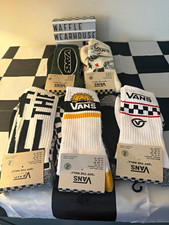 20 pack bulkVANS Crew Socks Size L, 2 Pair Pack Multicolor Logo New with Tags picture