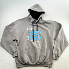 Live With Kelly And Ryan Sweater Adult Extra Large Gray TV NYC Sweatshirt Mens picture