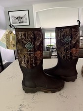 MUCK BOOT Men's Woody Max Mossy Oak Break-Up Country Hunting Boots - Size 12 picture