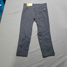 Champion C9 Seamless Capri Leggings Women S Grey Laser Cut Activewear  new picture