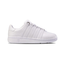 K-Swiss Men's Classic VN Leather Sneaker, Regular Fit, White/White, Size Options picture