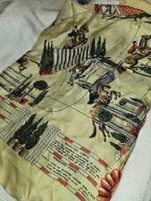 Vintage Abercrombie And Fitch Lorraine Fox Silk Scarf Horse Training The Jump picture